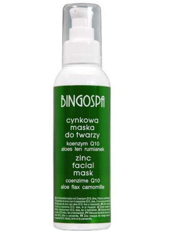 Mască facială BingoSpa Zinc 150g Coenzima Q10
